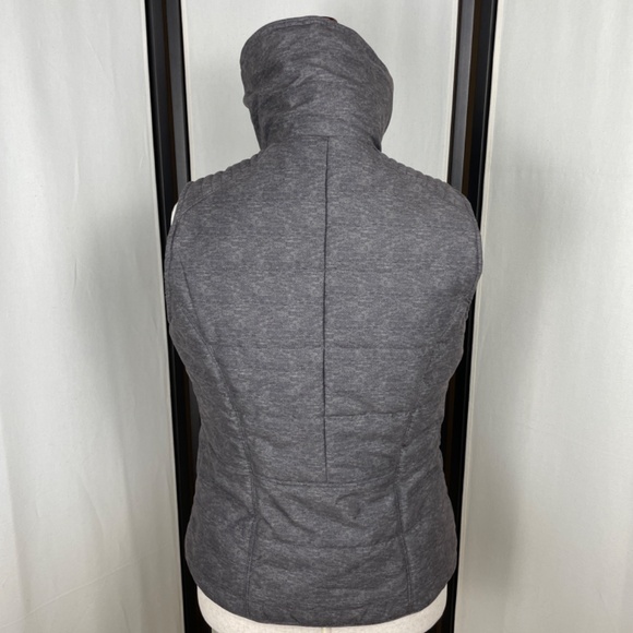 CB Established 1962 Gray Moto Fitted Puffer Vest Size M - Picture 6 of 12
